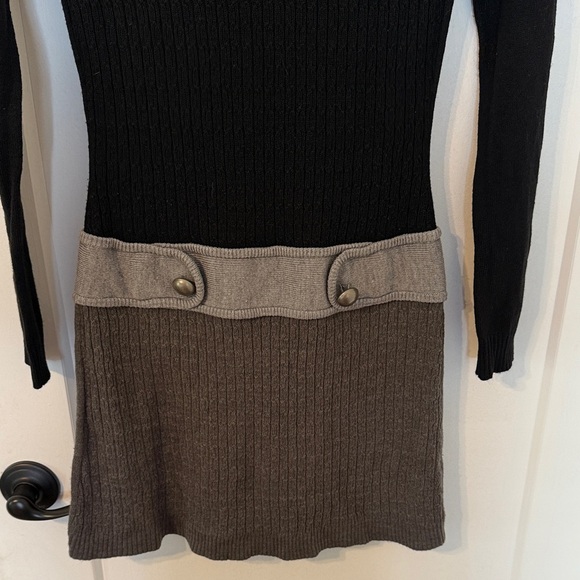 BCX Black Knit Sweater Dress - Picture 3 of 4